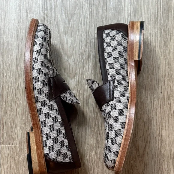 Taft THE FITZ LOAFER IN BROWN CHECK - Picture 3 of 3